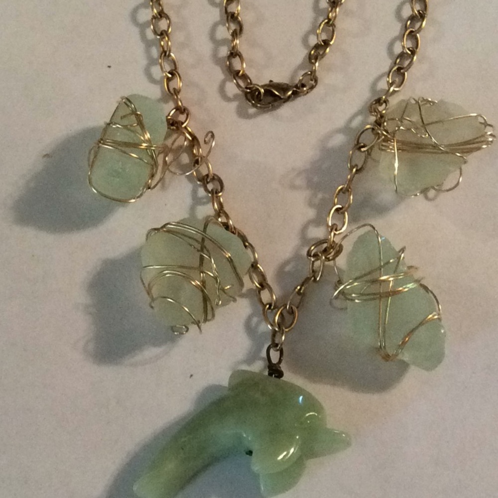 Handcrafted dolphin necklace